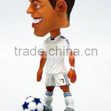 3d custom football player action figure/toy 3d custom football player action figure soccer player action figure