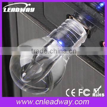 Fascinating LED Acrylic Light Bulb Shape USB Flash Drive 8gb Pen Drive photo-4