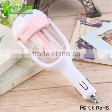 Portable Essential oil Aroma Diffuser Cool Mist Car Humidifier Ultrasonic with Car Charger port