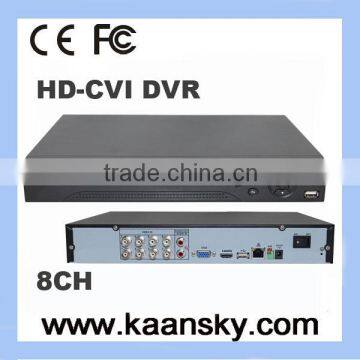 2015 New Design P2P H.264 hd Cvi Dvr 8ch With High Quality