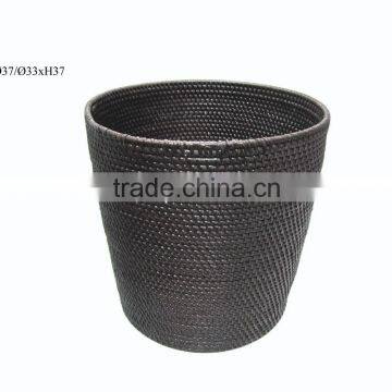 Round Laudry Storage Basket Wastebasket