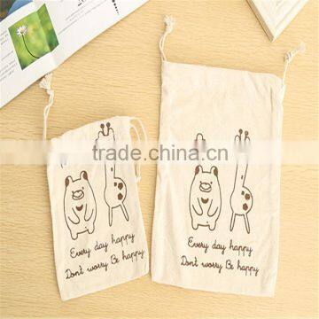 Custom Cotton Canvas Drawstring Bag Wholesale