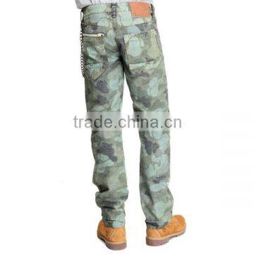 2015 Printed Camo Design Denim Jeans Wholesale Camo Pants JXQ954 photo-2