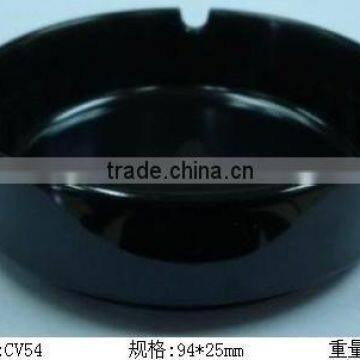 Melamine high quality black portable ashtray