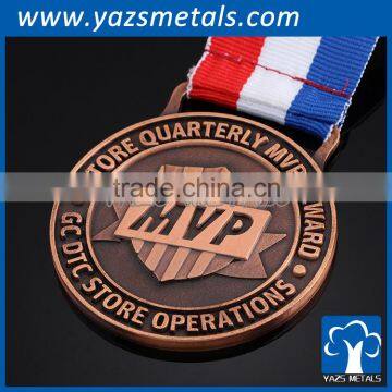 store quarterly mvp reward metal antique cooper medals