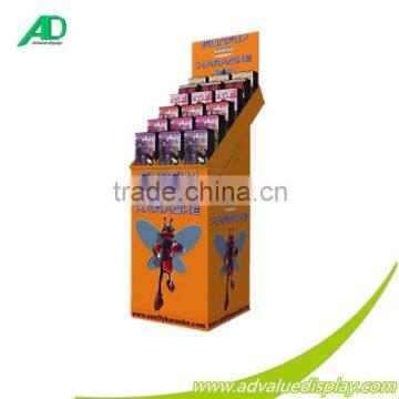 Recycled Material Supermarket Cardboard Cards Floor Display