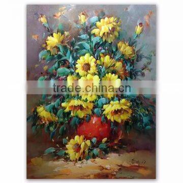 ROYI ART Picture Oil Painting Flower very good sell in 2016