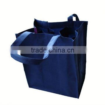 non woven wine bag for 6 bottles