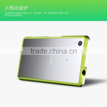 Ultrathin Aviation Screw Frame Cover Metal Aluminum Bumper for Sony Xperia Z5 Z5 Compact Back Case photo-5