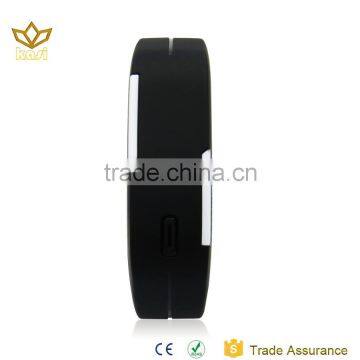 High quality custom logo printed silicone faceless touch screen digital watch