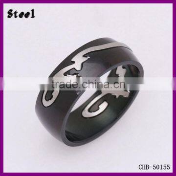 Wholesale Fashion Magic Pattern Stainless Steel Ring Men Fashion Jewelry