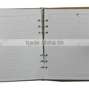 PU cover agenda orgnaizer planner notebook