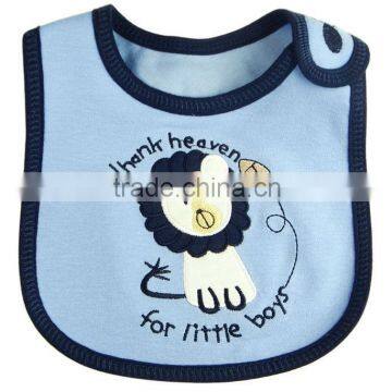 cotton baby bib ,100% cotton terry towel fabric baby bib