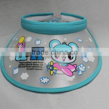 pvc visor custom printed sun visors for kids