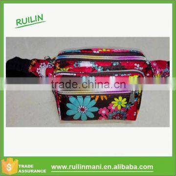 2015 nice flower elements waist bags street trendy bag