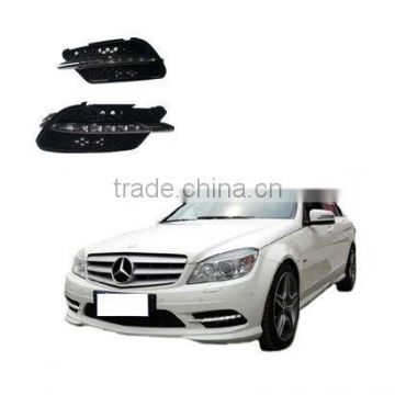 For Benz C-Class W204 AMG Style LED Daytime Running Lamp with cover