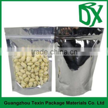 food grade aluminium clear foil stand up pouch with zipper buy direct from china factory