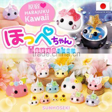 Hot-selling and Original japanese kids Hoppe-chan figurines for Play house , strap also available