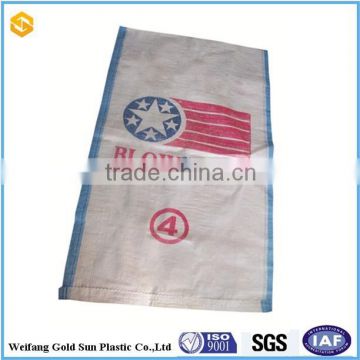 pp woven bag/sack/25kg/50kg/packing for feed fertilizer rice flour sugar salt wheat