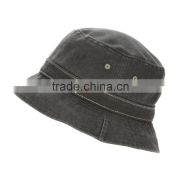 custom plain canvas bucket hat with string wholesale