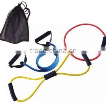 Pilates Latex Resistance Bands set for Toning Exercises