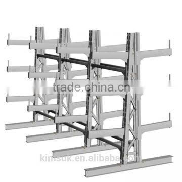 Heavy Duty Steel Steering Cantilever Rack For Warehouse
