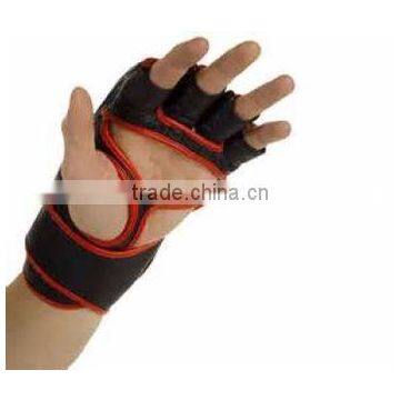 MMA Gloves, Grappling Gloves, Real Leather Gloves