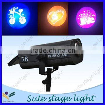 Light weight China export 200W 5R follow spot light