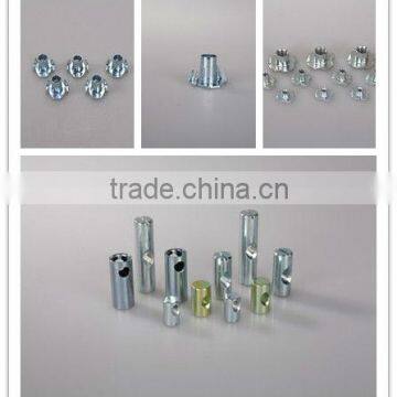 steel zinc plated furniture screws nuts T nuts