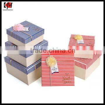 Custom Logo Printed Recyclable Christmas Gift Box Handmade Cardboard Box