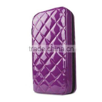 PU Leather Fashion BUBM 64 Capacity Purple Personalized CD Case photo-3