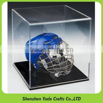 Making acryl helmet collection case display box interlocking dustproof box