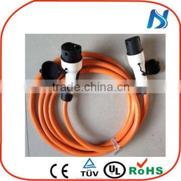 3phase Type 2 Male to Female Charging Connector/EV Charge Station Connector