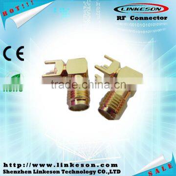 RF connector sma female for pcb mount