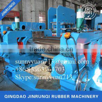 Xk-400 Rubber Open Mixing Mill For Rubber Tile/sheet/sole Making With Stock Blender photo-2