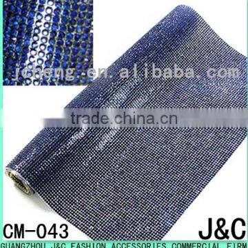 Adhesive SS6 Montana Blue Iron On Rhinestone Strass Sheet photo-1