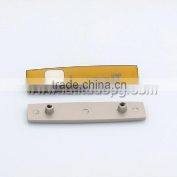 CR-ML00024 Sewing style metal hardware metal leather label for bag