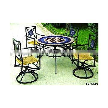 Beauty firmly comfortable garden mosaic outdoor furniture]