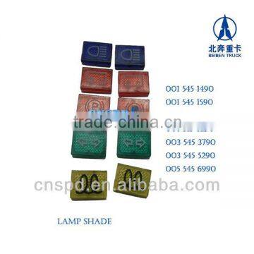 7 different types of lampshade for truck with different color