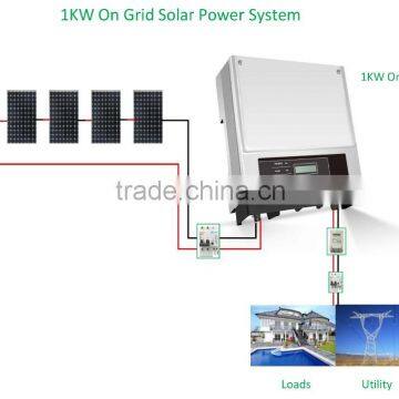 1KW On-grid Single Phase Solar Power System