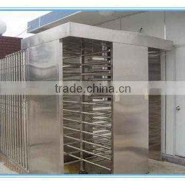 RFID door entry system security single channel full height turnstile