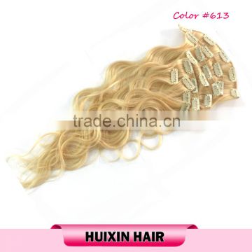 Wholesale Remy Virgin Wholesale European Clip In Hair Extensions Good Feedback Double Weft Human Hair