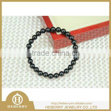 fashion black agate bracelet crystal jewelry gift to friends or lovers