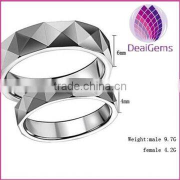 2015 fashion wholesale tungsten steel ring