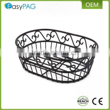 Factory Manufacture Scroll Shape Metal Wire Home Kitchen Bread Basket photo-3
