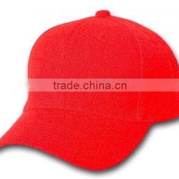 popular red cotton logo baseball plain caps