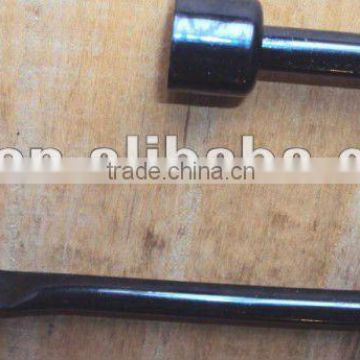 Beautiful and cheap black painted medal curtain hook for living room windows made in Zhejiang China