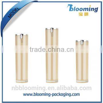 shape rotate airless bottles vacumm bottles for face cream