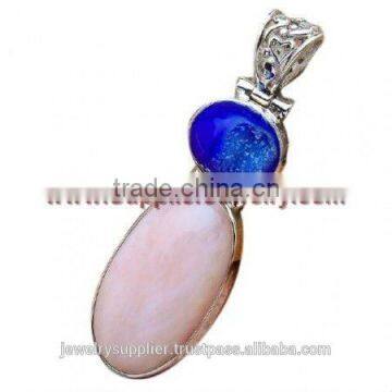 Popular!! P5498 Pink Opal Jewellery Companies Sterling Silver 925 Wholesale Bracelet