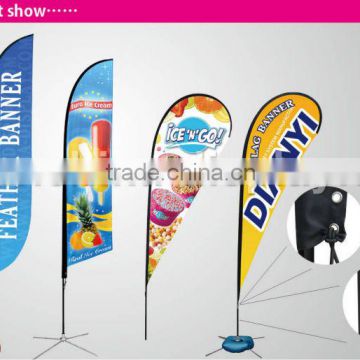 Advertising ourdoor custom DIY logo printing flag banner